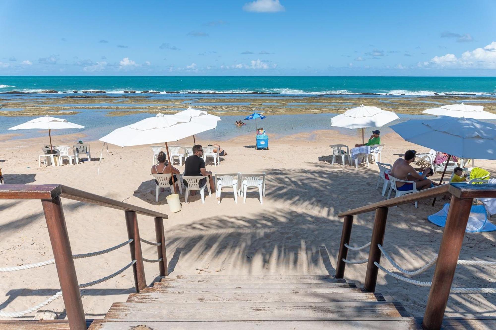 Marulhos Suites Resort Muro Alto Beira Mar Por Brevelar Pôrto das Galinhas Eksteriør bilde